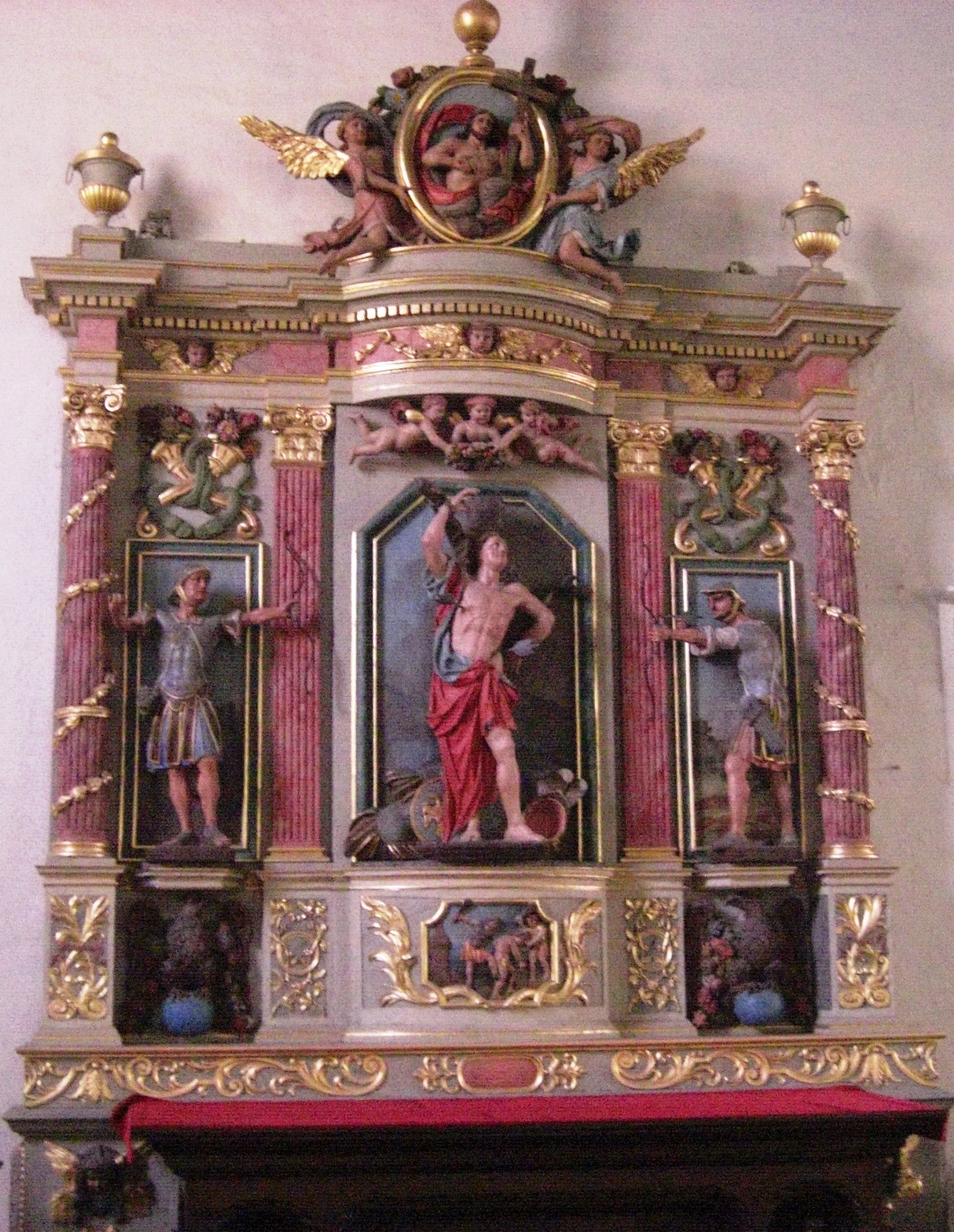 Guiclan retable Saint Sébastien